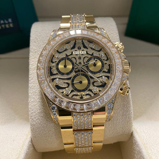 Elegant Steel Tiger Watch With Winding