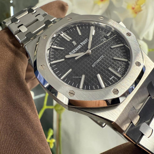 Skeleton Signature Stainless Steel Wristwatch