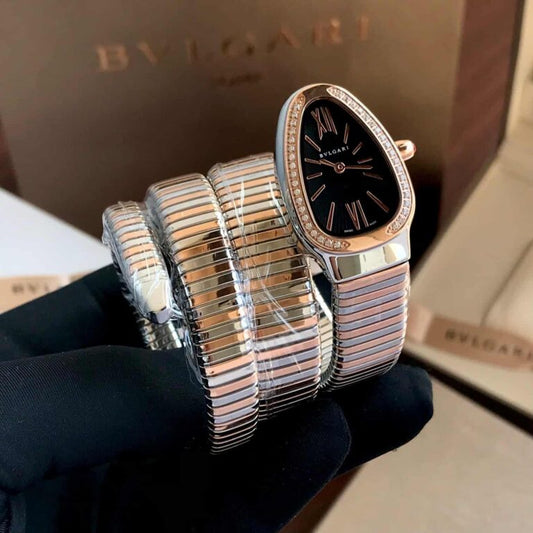Classic Snake-Shaped Luxury Watch