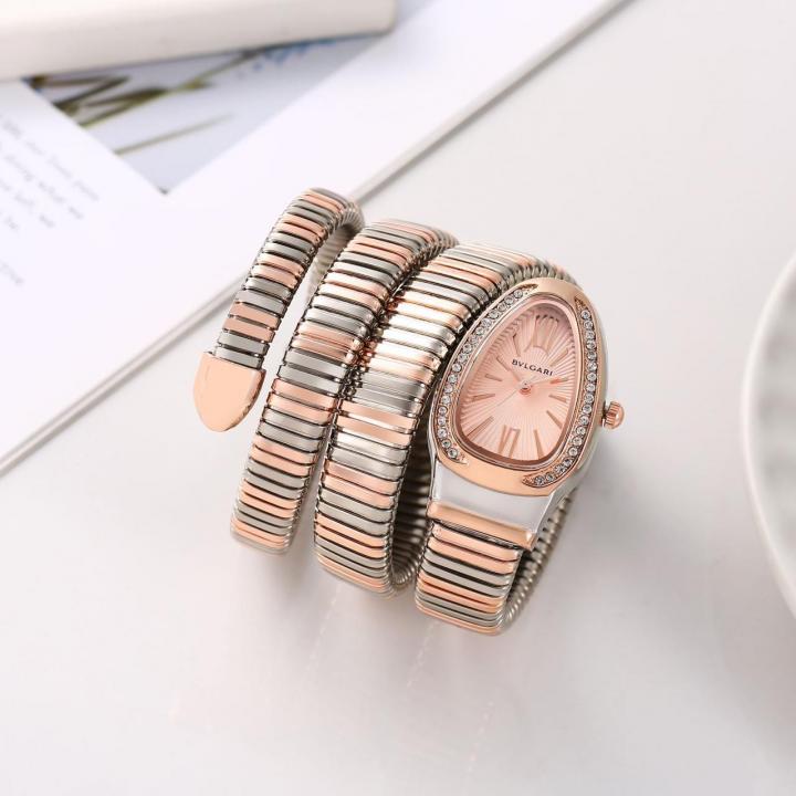 Classic Snake-Shaped Luxury Watch