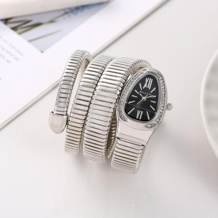 Classic Snake-Shaped Luxury Watch