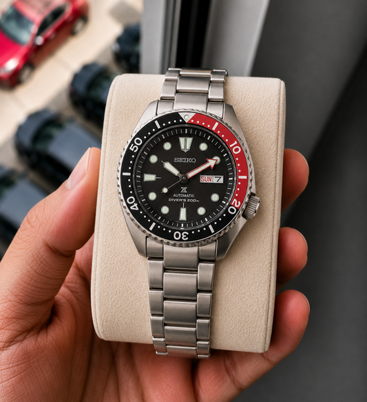 Seik_o Prospex Diver Orange Watch