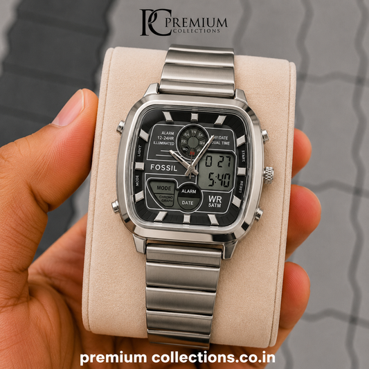 Fossi_l Retro Silver Watch