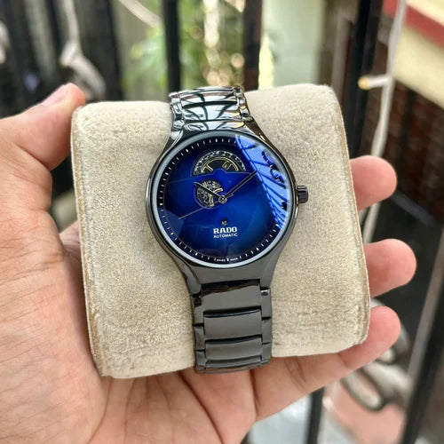 Classic True Square Watch With Textured Dial