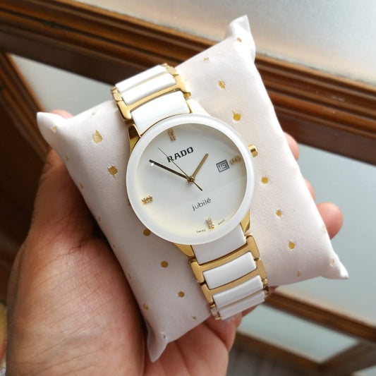 Copper Watch With Vintage White/Gold Jublie