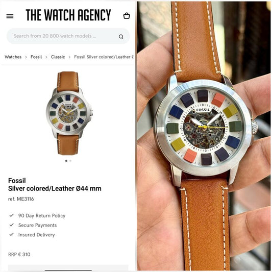 Rutherford Automatic Watch With Polished Finish