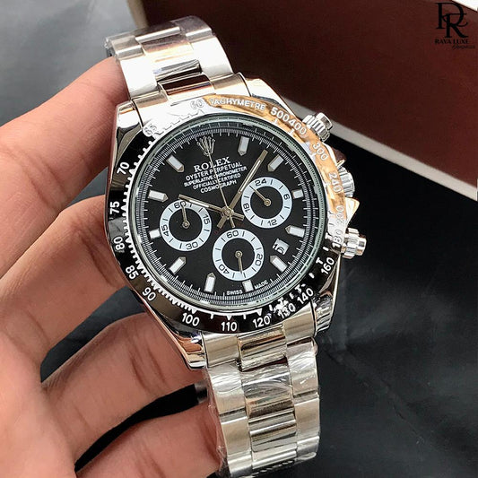 Retro Look Cosmograph Daytona Watch With Modern Movement Steel