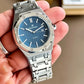 Skeleton Signature Stainless Steel Wristwatch