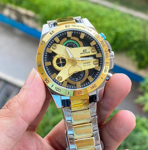 Slim Quartz Watch With Premium Detailing