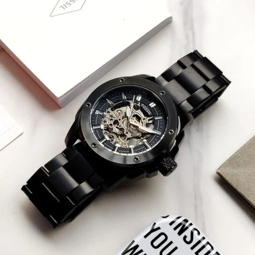 Modern Automatic Watch With Polished Finish
