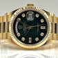 Perpetual Date Just Diamond 2Ton-Gold-Black Working Like Automatic