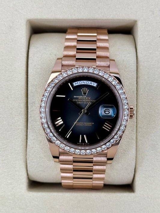 Role_x Day Date Rose Glod Diamond