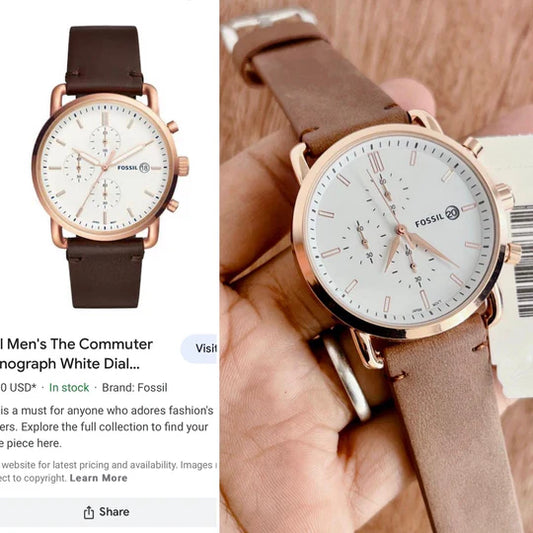 Commuter Collection Wristwatch With Vintage Touch