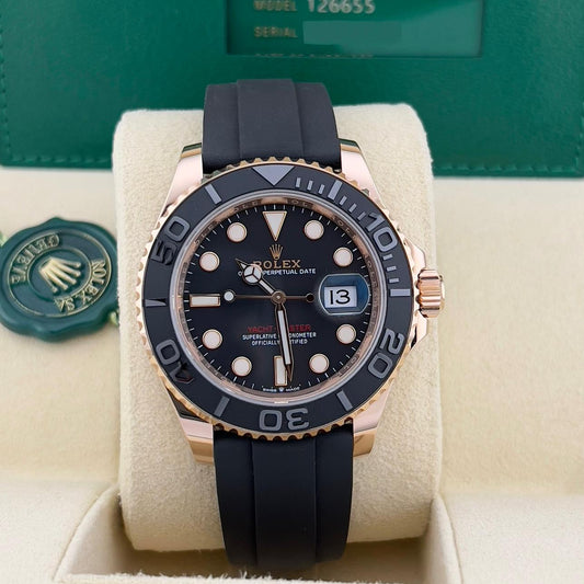 Role_x Yach Master Rose Gold Watch