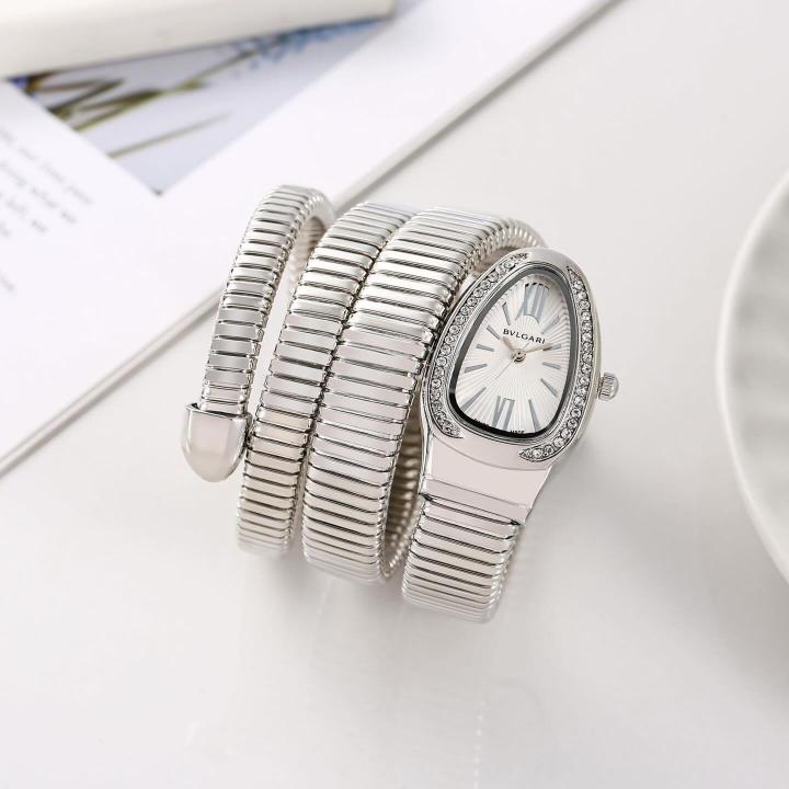 Classic Snake-Shaped Luxury Watch