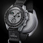 Slim Design Acetate Sun Moon Watch With Polished Look