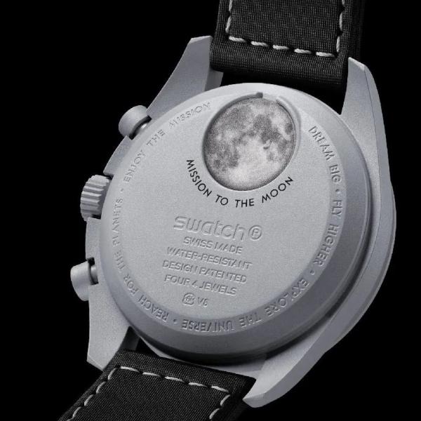 Slim Design Acetate Sun Moon Watch With Polished Look