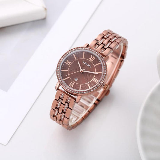 Jacqueline Modern Analog Watch With Polished Finish