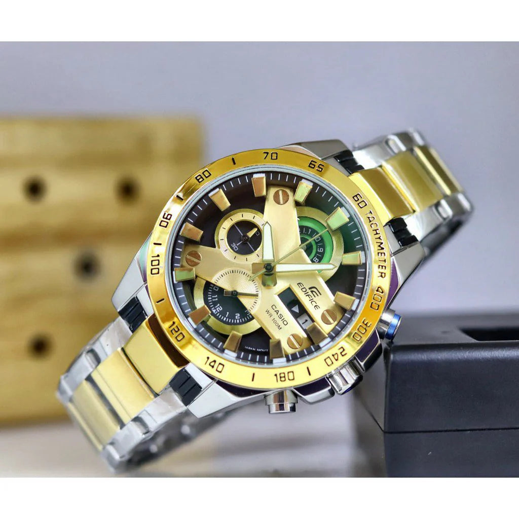 Slim Quartz Watch With Premium Detailing