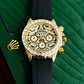 Elegant Steel Tiger Watch With Winding