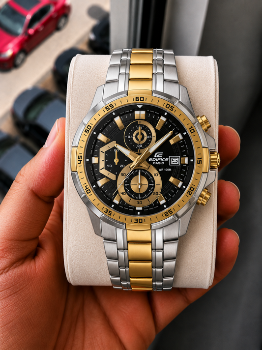 Casi_o Edifice Efr539 2-Tone Black