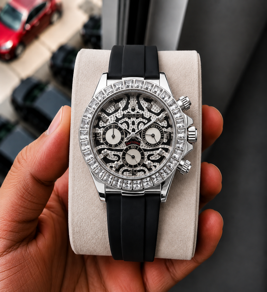 Role_x Tiger Silver Belt Watch