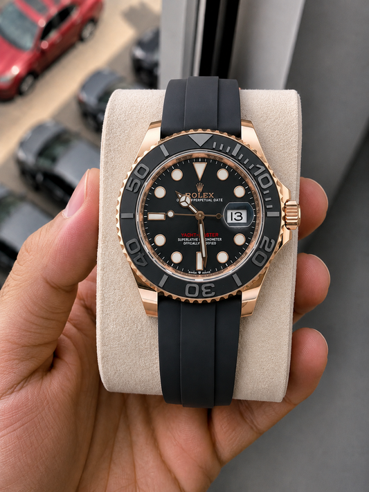 Role_x Yach Master Rose Gold Watch