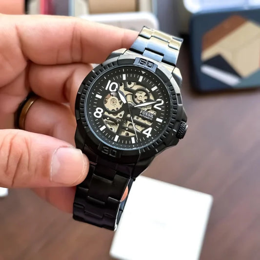 Bronson Industrial Automatic Watch With Open Movement