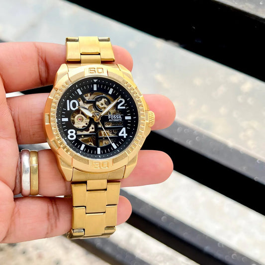 Bronson Industrial Automatic Watch With Open Movement
