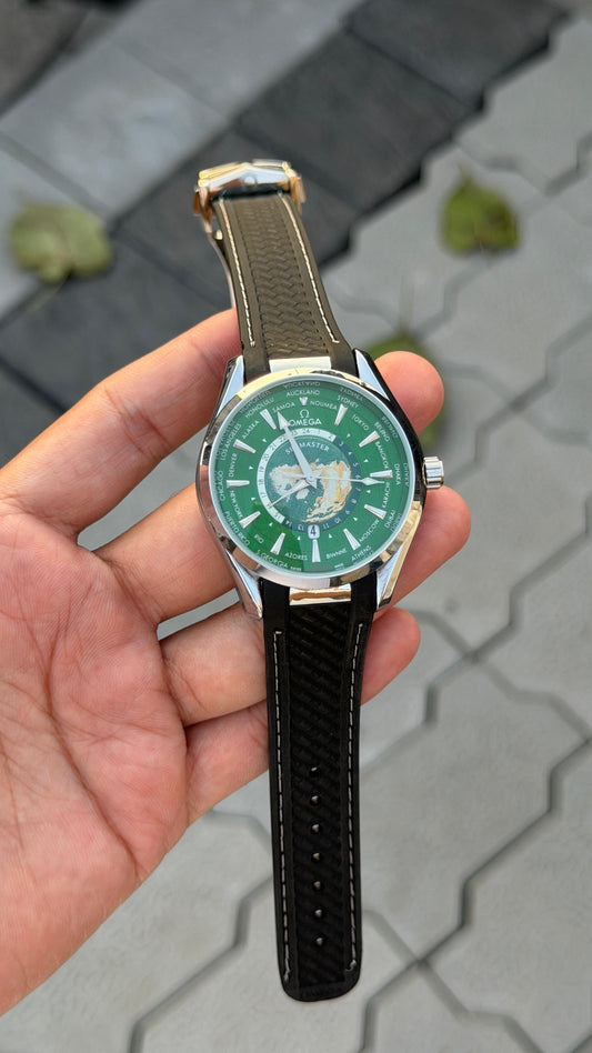 Omeg_a World Map Watch
