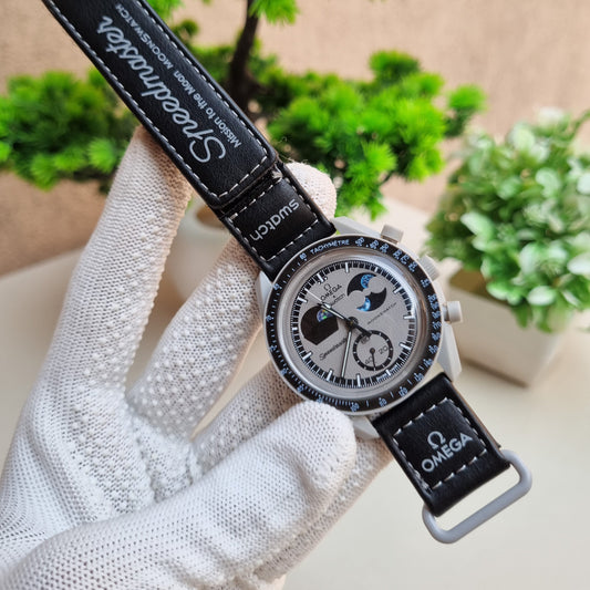 Omeg_a Sun-Moon Gray Watch