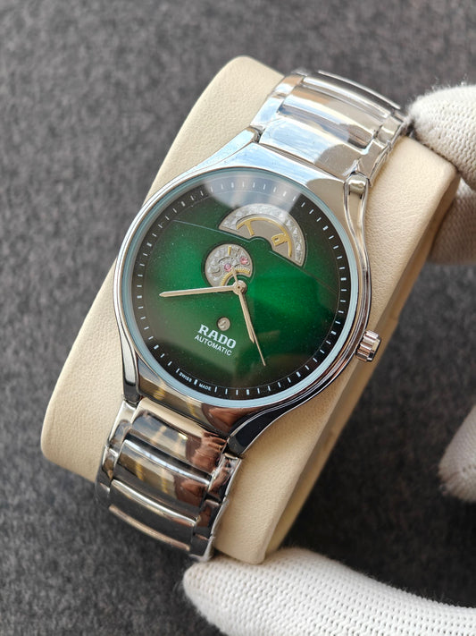 Classic True Square Watch With Textured Dial