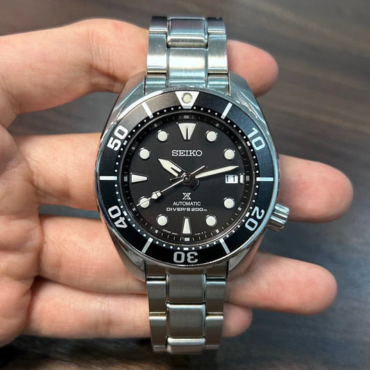 Seik_o Prospex Diver Silver/Black Watch