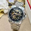 Bronson Industrial Automatic Watch With Open Movement