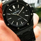 Skeleton Signature Stainless Steel Wristwatch