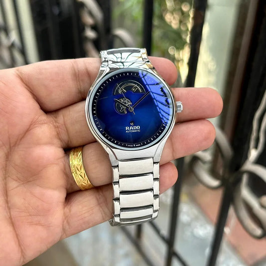 Classic True Square Watch With Textured Dial