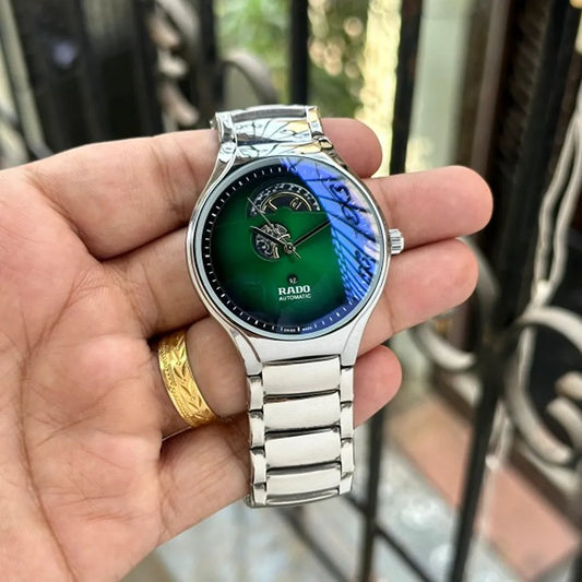 Classic True Square Watch With Textured Dial
