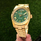 Retro Look Day Date Watch With Modern Movement