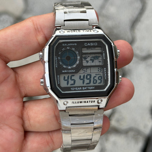 Casi_o Illuminator World Time Watch