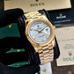 Retro Look Day Date Watch With Modern Movement