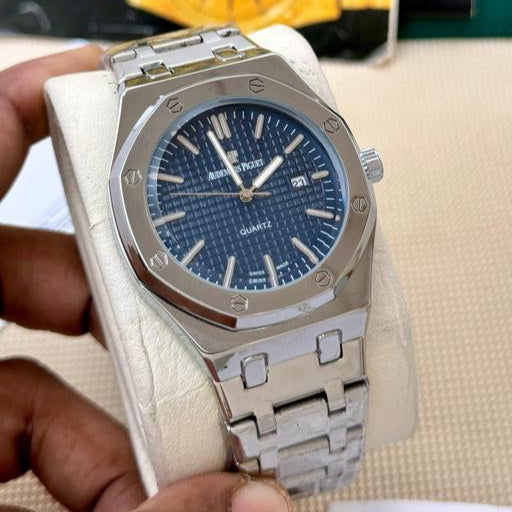 Skeleton Signature Stainless Steel Wristwatch