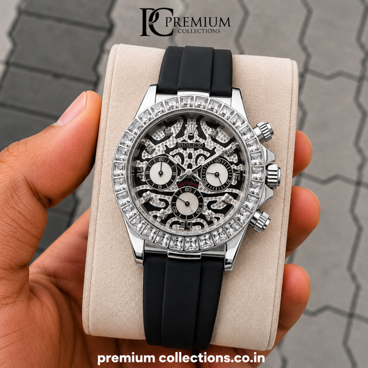 Role_x Tiger Silver Belt Watch