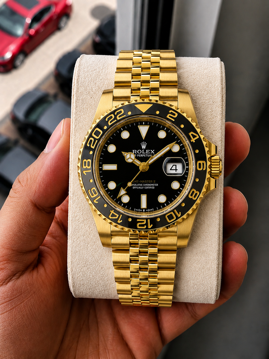 Role_x Gmt Master Gold Watch
