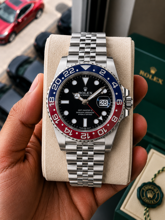 Role_x Gmt Master Red/Blue Watch
