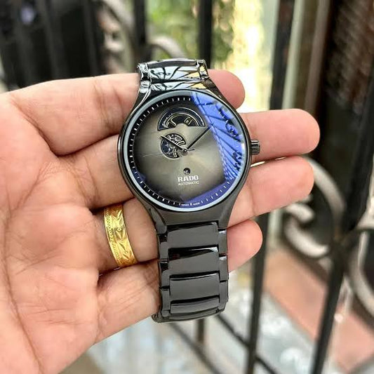 Classic True Square Watch With Textured Dial