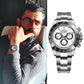 Retro Look Cosmograph Daytona Watch With Modern Movement Steel