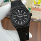 Skeleton Signature Stainless Steel Wristwatch