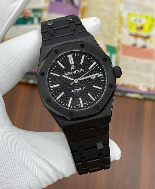 Skeleton Signature Stainless Steel Wristwatch