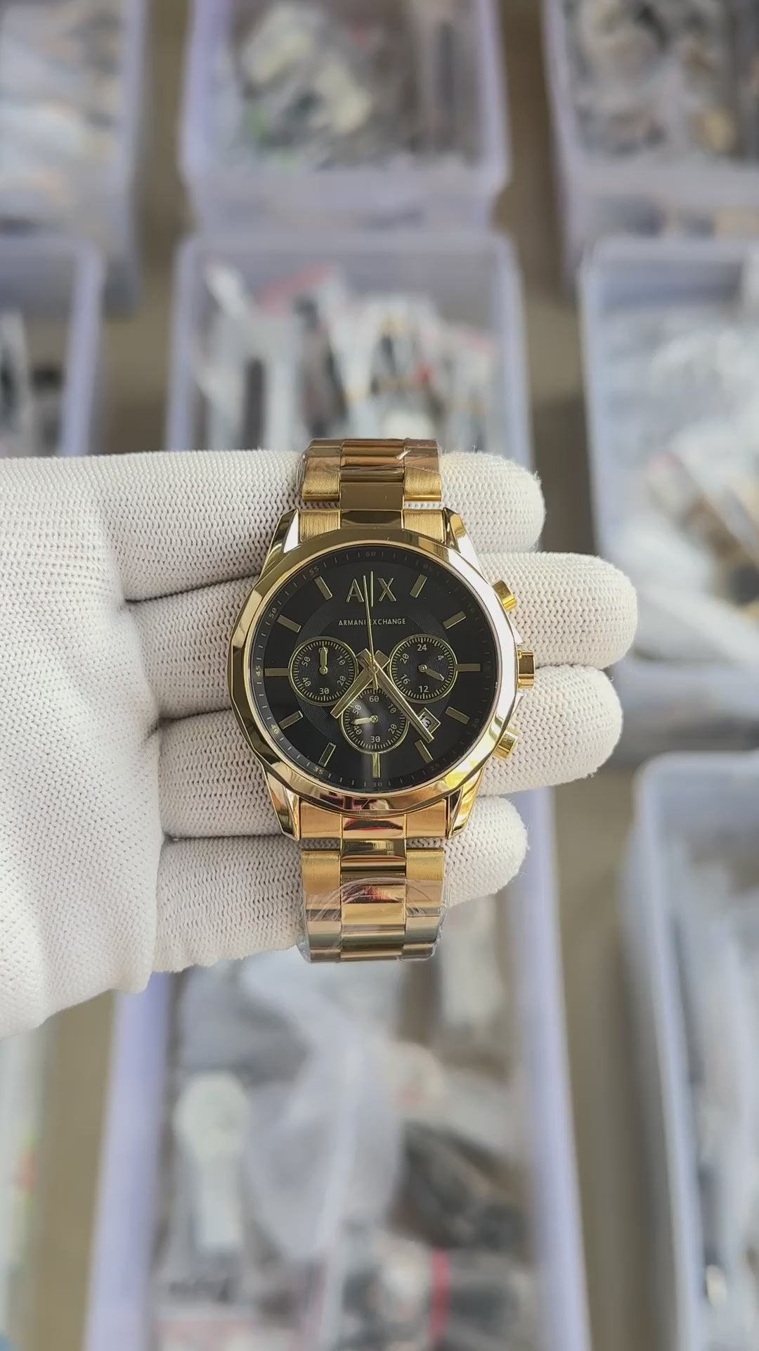 Arman_i Exchange Gunmetal Gold/Black Watch