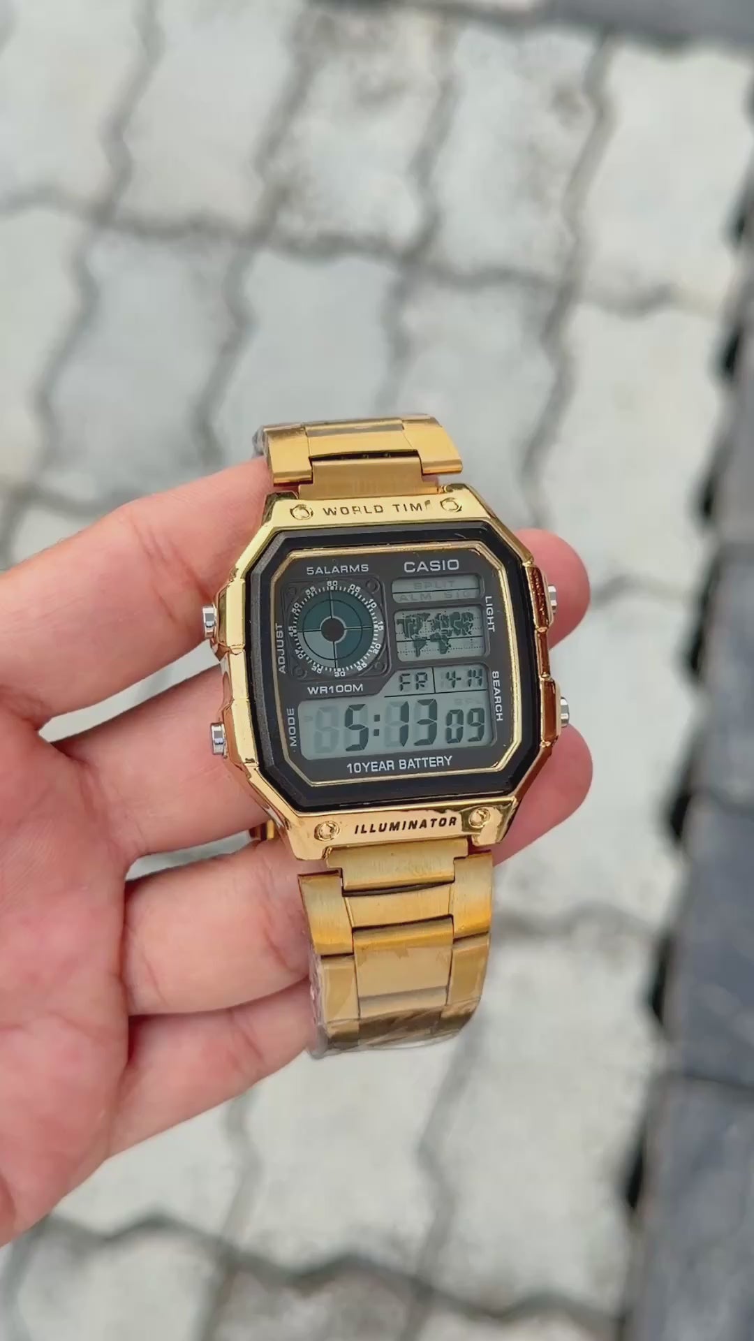 Casi_o Illuminator World Time Watch